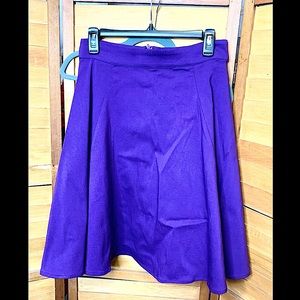 NWT Pinup Collect Purple Circle Skirt